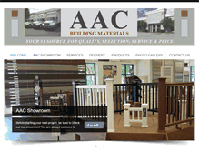 Tablet Screenshot of aacbuildingmaterials.com